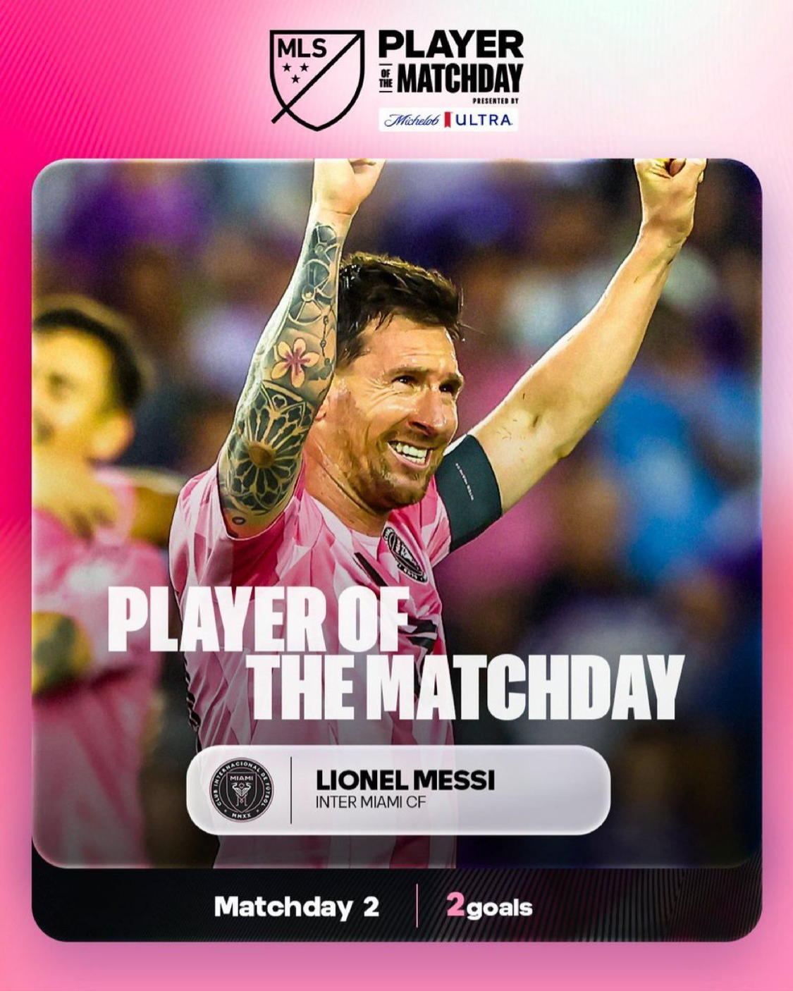 乐鱼体育官网-梅西入选MLS本轮最佳阵容！也是本轮最佳球员！